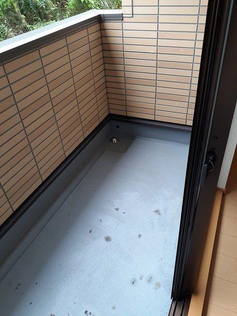 袋井市新池アパート バルコニー