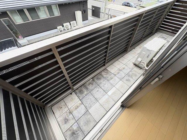 焼津市石津アパート バルコニー