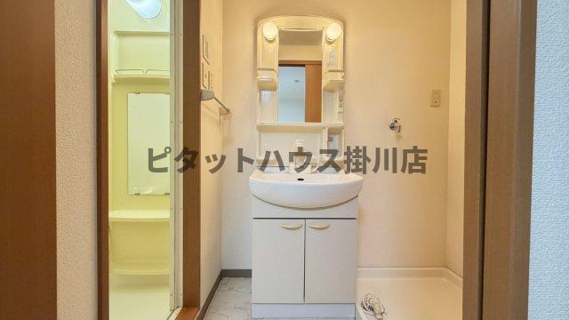 袋井市上山梨アパート 洗面