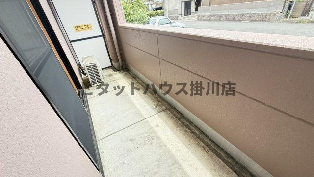 袋井市上山梨アパート バルコニー
