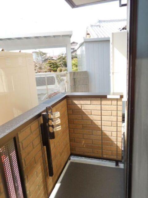 藤枝市田沼アパート バルコニー