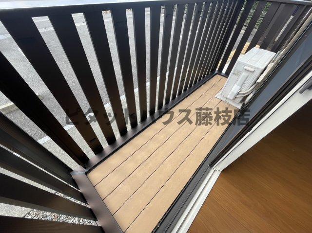 焼津市八楠アパート バルコニー