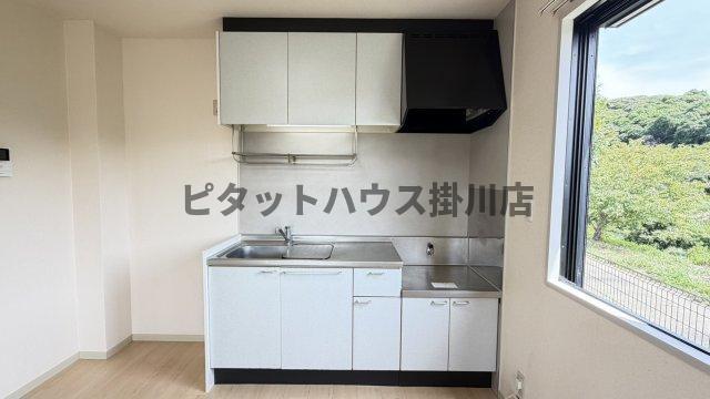 菊川市西方アパート キッチン
