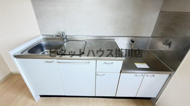 菊川市西方アパート キッチン