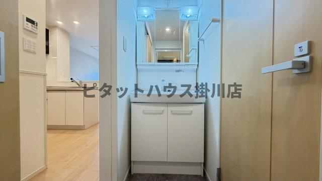 掛川市長谷アパート 洗面