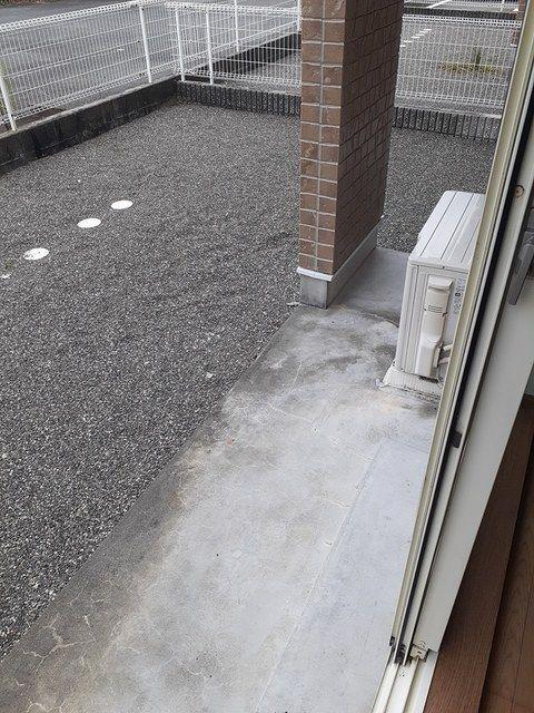 菊川市下平川アパート 庭