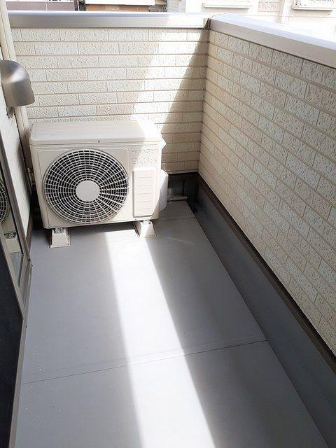 菊川市下平川アパート バルコニー