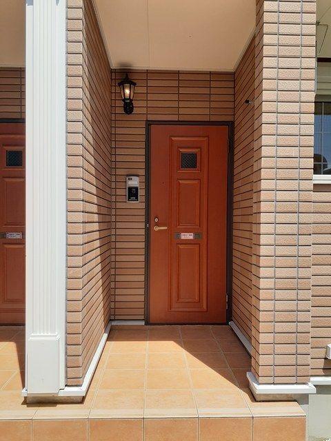 掛川市杉谷南アパート 玄関