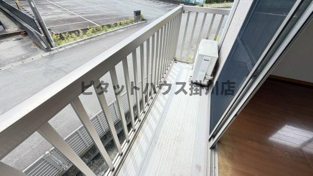 掛川市高御所アパート バルコニー