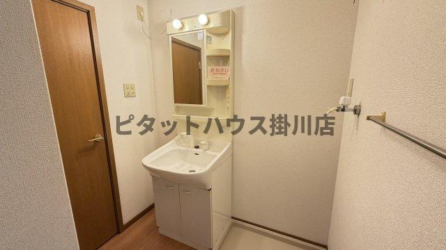 掛川市逆川アパート 洗面