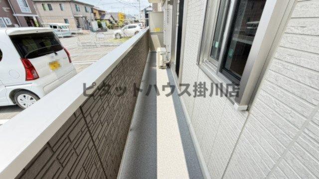 掛川市緑ケ丘アパート バルコニー
