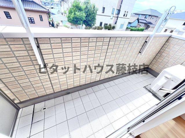 藤枝市高柳アパート バルコニー