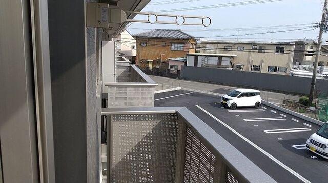 島田市東町アパート バルコニー