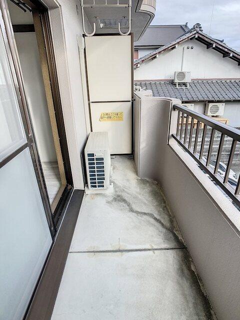 掛川市中央アパート バルコニー
