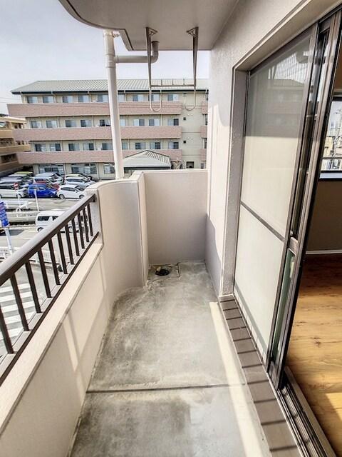 掛川市中央アパート バルコニー