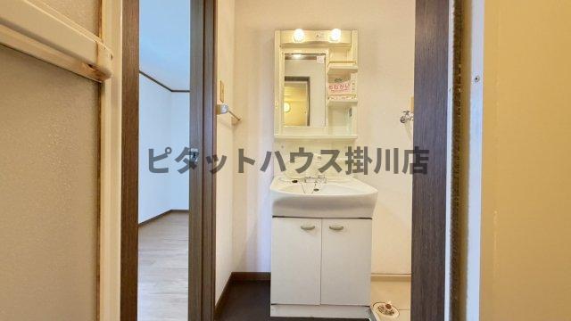 掛川市沖之須アパート 洗面