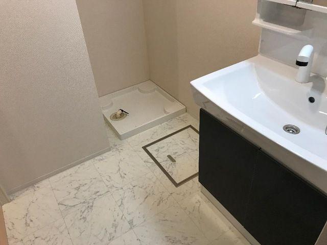磐田市中泉アパート 洗面