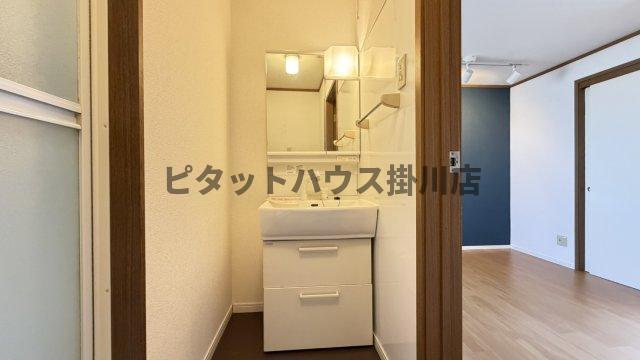 掛川市沖之須アパート 洗面