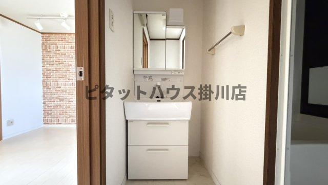 掛川市沖之須アパート 洗面