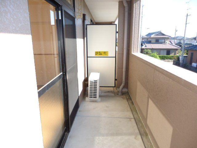 磐田市明ケ島原アパート バルコニー