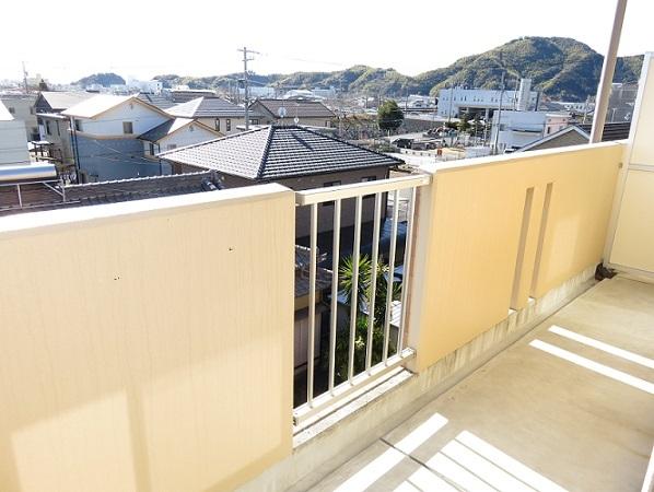 藤枝市横内マンション バルコニー