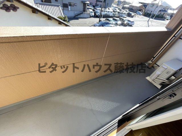 焼津市八楠アパート バルコニー