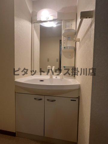 菊川市加茂アパート 洗面