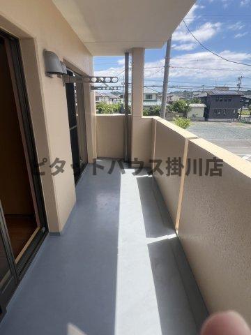 菊川市加茂アパート バルコニー