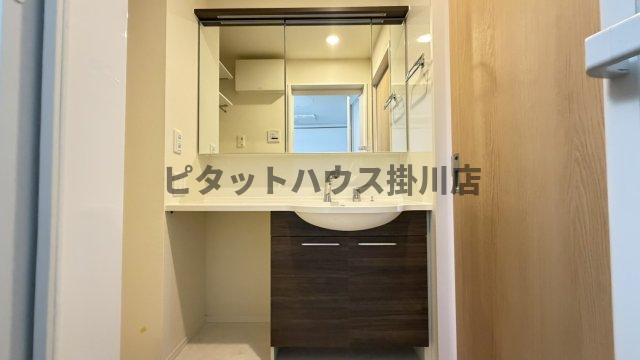 袋井市堀越アパート 洗面