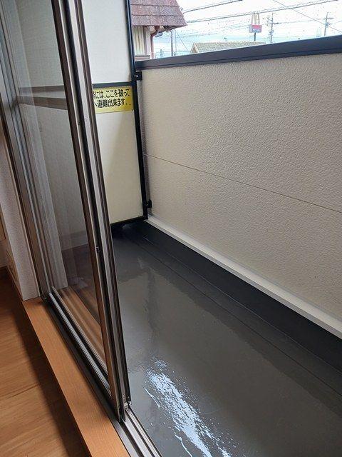 磐田市富士見町アパート バルコニー