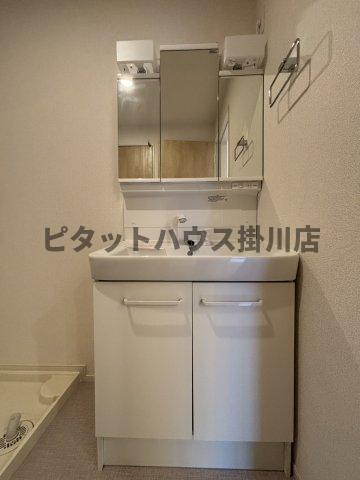 菊川市西方アパート 洗面