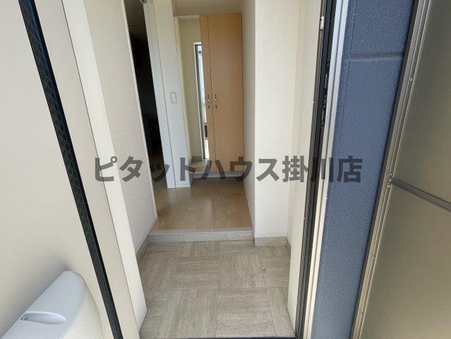磐田市上大之郷アパート 玄関
