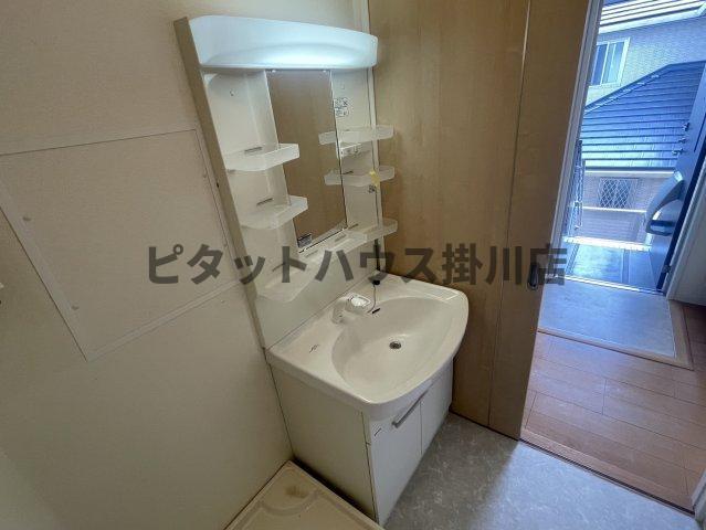 袋井市上山梨アパート 洗面