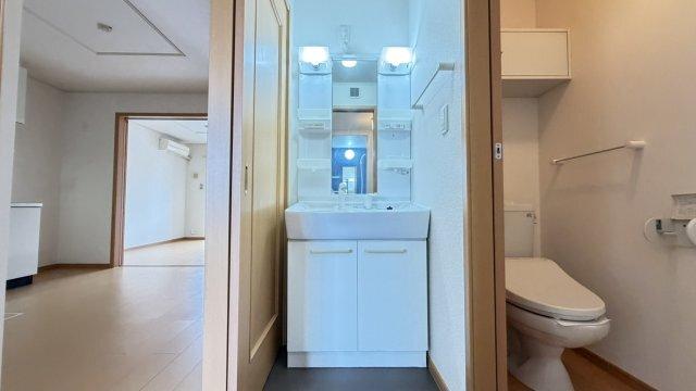 菊川市加茂アパート 洗面