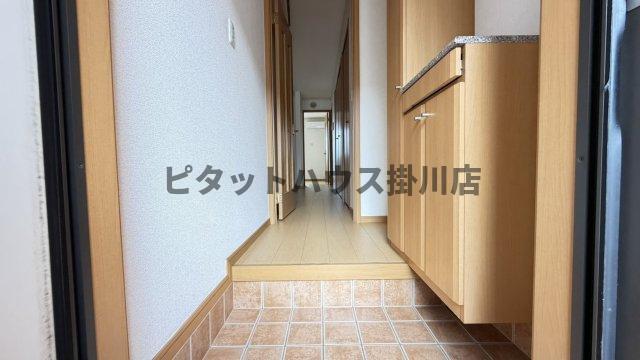菊川市加茂アパート 玄関