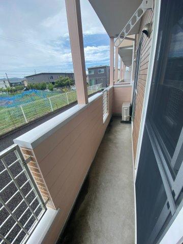 掛川市上屋敷アパート バルコニー