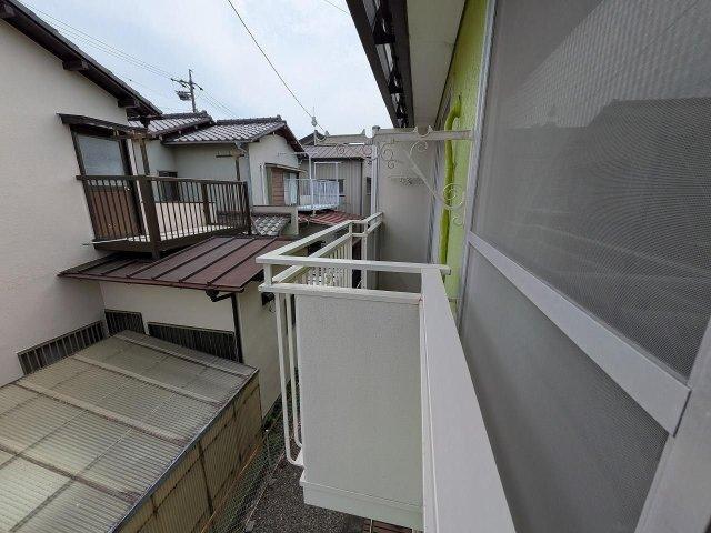 焼津市駅北アパート バルコニー