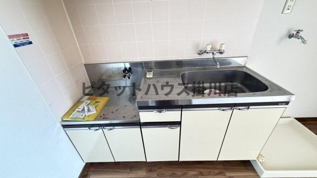 菊川市嶺田アパート キッチン