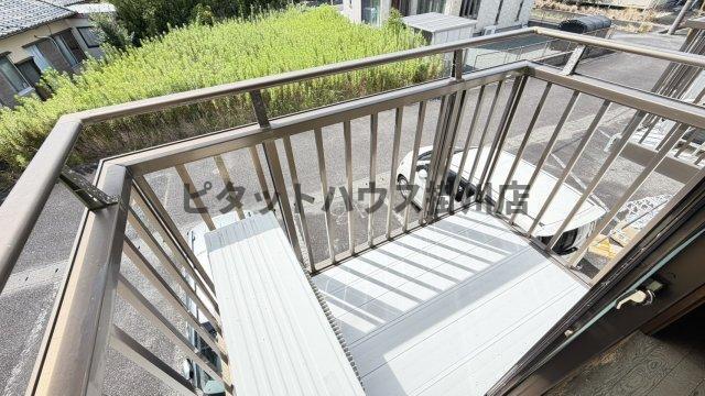 菊川市嶺田アパート バルコニー