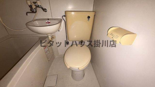 菊川市嶺田アパート トイレ
