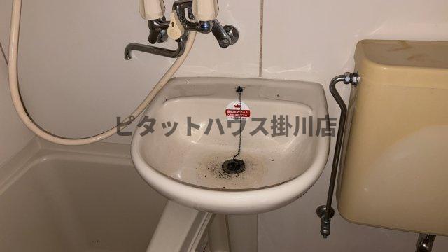菊川市嶺田アパート 洗面