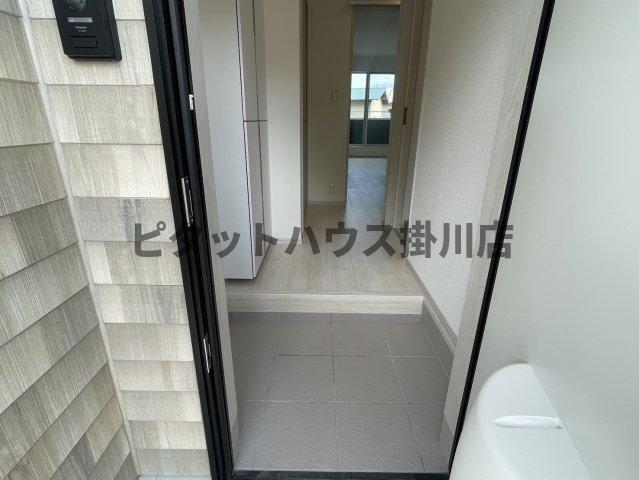磐田市豊岡アパート 玄関