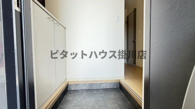 菊川市西方アパート バルコニー