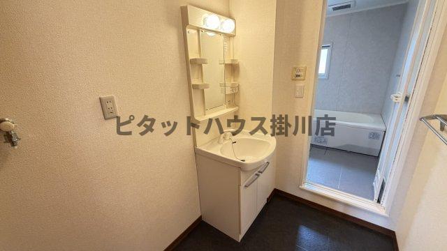 菊川市加茂アパート 洗面