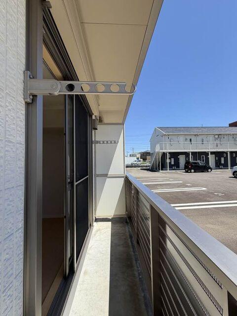 藤枝市南新屋アパート バルコニー