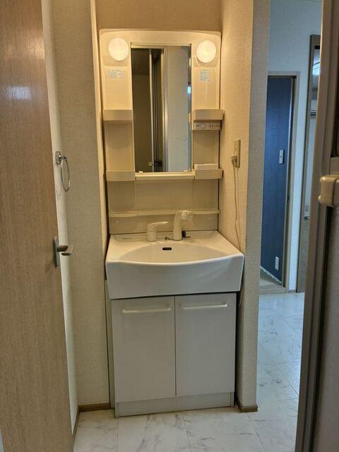 菊川市加茂アパート 洗面