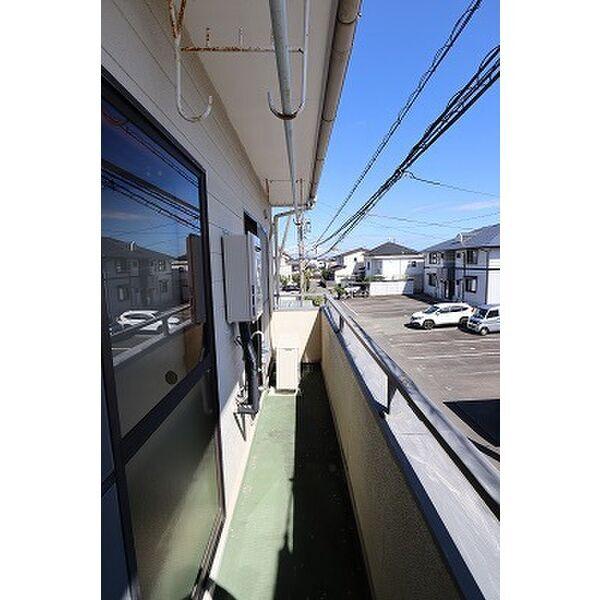 藤枝市高柳アパート バルコニー