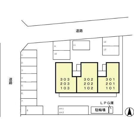 袋井市愛野南アパート 部屋画像