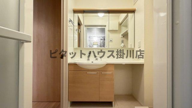 袋井市堀越アパート 洗面