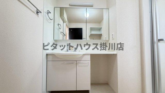 袋井市方丈アパート 洗面